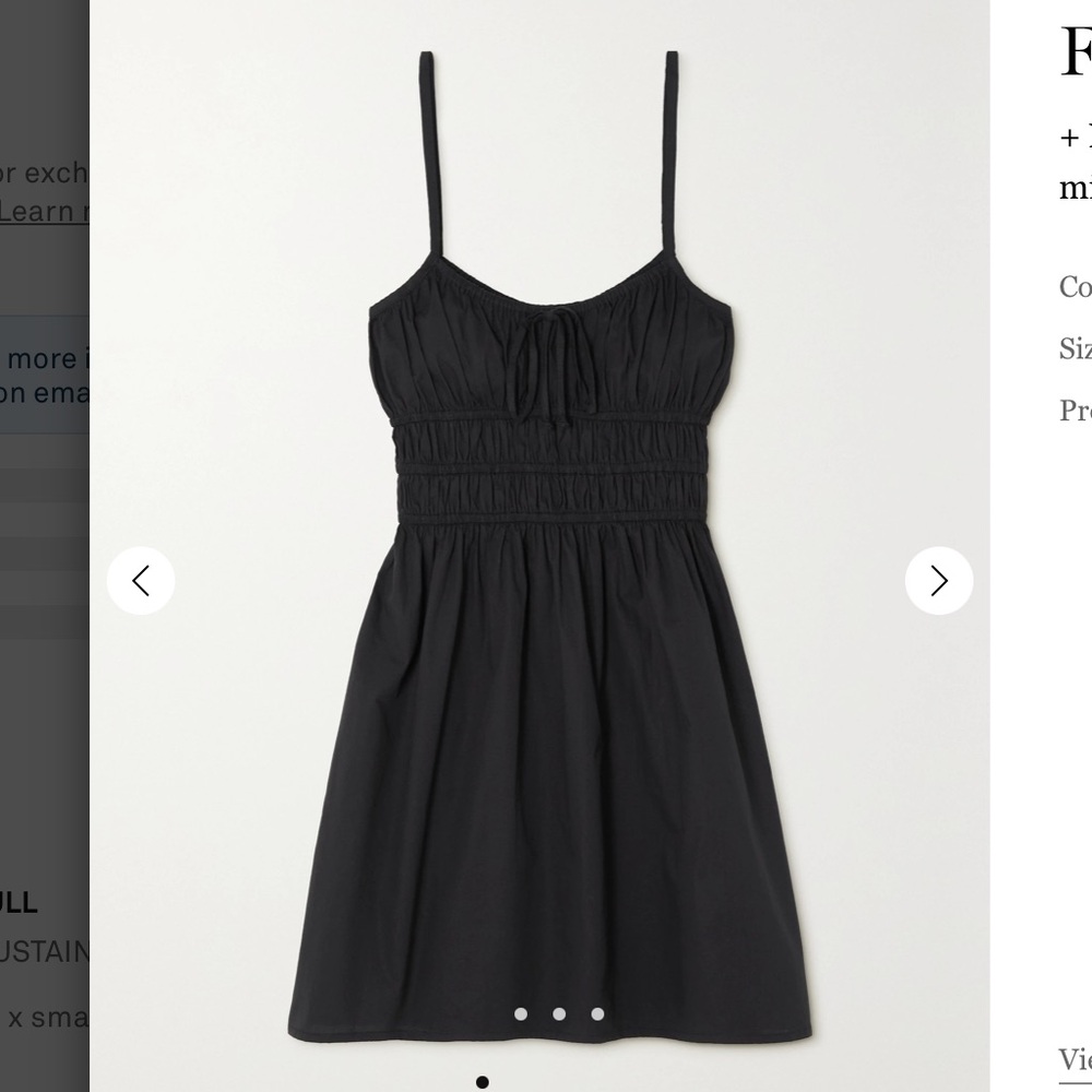 FAITHFULL Smock Mini Dress